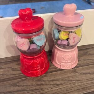 Valentines mini candy/Gumball machines